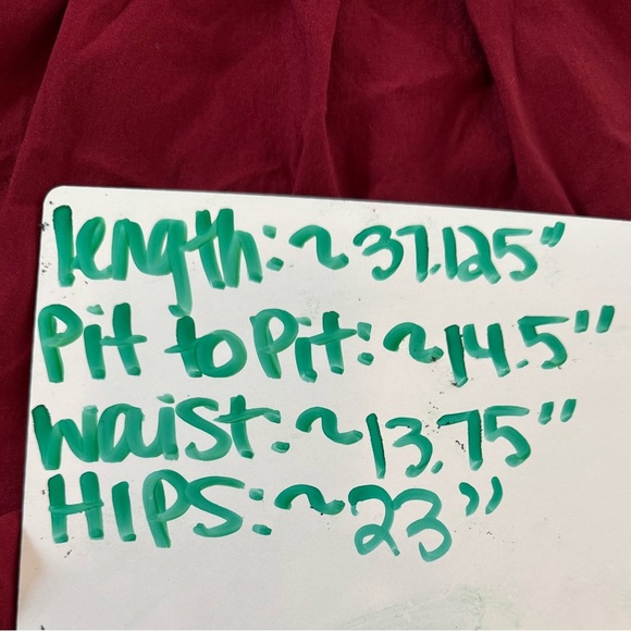 ModCloth Fit and Flare Sleeveless Deep Red Pleated Dress Women’s Size Medium - Picture 10 of 10